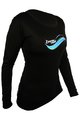 HAVEN Cycling summer long sleeve jersey - ENERGY LONG - black/blue