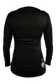 HAVEN Cycling summer long sleeve jersey - ENERGY LONG - black/blue