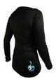 HAVEN Cycling summer long sleeve jersey - ENERGY LONG - black/blue