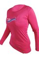 HAVEN Cycling summer long sleeve jersey - ENERGY LONG - pink