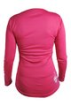 HAVEN Cycling summer long sleeve jersey - ENERGY LONG - pink