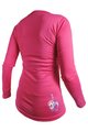 HAVEN Cycling summer long sleeve jersey - ENERGY LONG - pink