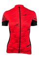 HAVEN Cycling short sleeve jersey - SKINFIT NEO WOMEN - red/black