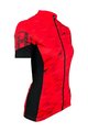 HAVEN Cycling short sleeve jersey - SKINFIT NEO WOMEN - red/black