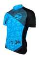 HAVEN Cycling short sleeve jersey - SINGLETRAIL NEO - blue