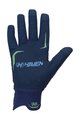 HAVEN Cycling long-finger gloves - FACTORY TRAIL - blue/yellow