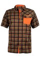 HAVEN shirt - AGNESS SLIMFIT - orange/green