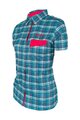 HAVEN shirt - AGNESS SLIMFIT - blue/pink