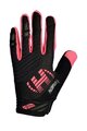 HAVEN Cycling long-finger gloves - DEMO NEO LONG - black/pink
