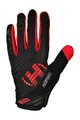 HAVEN Cycling long-finger gloves - DEMO NEO LONG - black/red