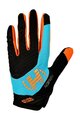 HAVEN Cycling long-finger gloves - DEMO NEO LONG - blue/orange