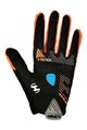 HAVEN Cycling long-finger gloves - DEMO NEO LONG - blue/orange