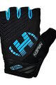 HAVEN Cycling fingerless gloves - DEMO NEO SHORT - black/blue