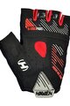 HAVEN Cycling fingerless gloves - DEMO NEO SHORT - black/red