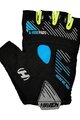 HAVEN Cycling fingerless gloves - DEMO NEO SHORT - green/blue