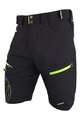 HAVEN Cycling shorts without bib - NAVAHO SHORTY - black/green