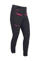 HAVEN Cycling long trousers withot bib - FACTORY AIR - black/pink