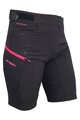 HAVEN Cycling shorts without bib - FACTORY AIR WMS - black/pink