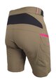 HAVEN Cycling shorts without bib - FACTORY AIR WMS - brown