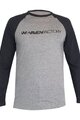 HAVEN Cycling summer long sleeve jersey - FACTORY TRAIL - black/grey