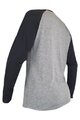 HAVEN Cycling summer long sleeve jersey - FACTORY TRAIL - black/grey