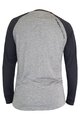 HAVEN Cycling summer long sleeve jersey - FACTORY TRAIL - black/grey