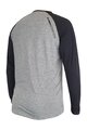HAVEN Cycling summer long sleeve jersey - FACTORY TRAIL - black/grey