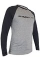 HAVEN Cycling summer long sleeve jersey - FACTORY TRAIL - black/grey