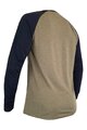 HAVEN Cycling summer long sleeve jersey - FACTORY TRAIL - black/brown