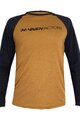 HAVEN Cycling summer long sleeve jersey - FACTORY TRAIL - brown/black