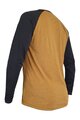 HAVEN Cycling summer long sleeve jersey - FACTORY TRAIL - brown/black