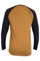 HAVEN Cycling summer long sleeve jersey - FACTORY TRAIL - brown/black