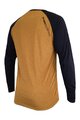 HAVEN Cycling summer long sleeve jersey - FACTORY TRAIL - brown/black