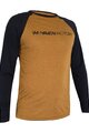 HAVEN Cycling summer long sleeve jersey - FACTORY TRAIL - brown/black