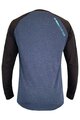 HAVEN Cycling summer long sleeve jersey - FACTORY TRAIL - blue/black