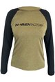 HAVEN Cycling summer long sleeve jersey - FACTORY TRAIL W - brown/black