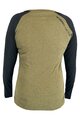 HAVEN Cycling summer long sleeve jersey - FACTORY TRAIL W - brown/black