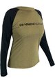 HAVEN Cycling summer long sleeve jersey - FACTORY TRAIL W - brown/black