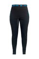 HAVEN Cycling long trousers withot bib - NALISHA SLIMFIT - black/blue