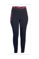HAVEN Cycling long trousers withot bib - NALISHA SLIMFIT - black/pink