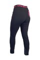 HAVEN Cycling long trousers withot bib - NALISHA SLIMFIT - black/pink