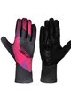 HAVEN Cycling long-finger gloves - SOFTPREN 0.8 - black/pink
