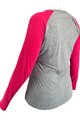 HAVEN Cycling summer long sleeve jersey - FACTORY TRAIL W - grey/pink