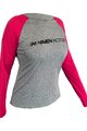 HAVEN Cycling summer long sleeve jersey - FACTORY TRAIL - pink/grey