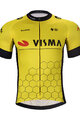 BONAVELO Cycling short sleeve jersey - VISMA 2024 - yellow/black