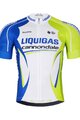 BONAVELO Cycling short sleeve jersey - LIQUIGAS CANNONDALE - blue/green/white