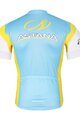 BONAVELO Cycling short sleeve jersey - ASTANA - yellow/turquoise