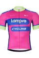 BONAVELO Cycling short sleeve jersey - LAMPRE - pink/blue