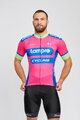 BONAVELO Cycling short sleeve jersey - LAMPRE - pink/blue