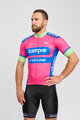 BONAVELO Cycling short sleeve jersey - LAMPRE - pink/blue